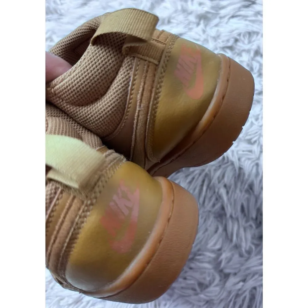 Boys Tan Nike High Top Sneakers size 4.5Y